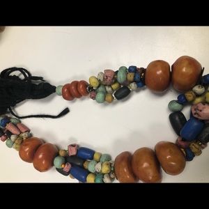 Multicolored heavy beads
